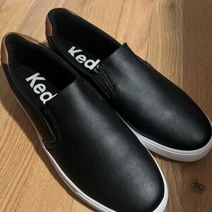 Keds Women's Black Slip-On Sneakers